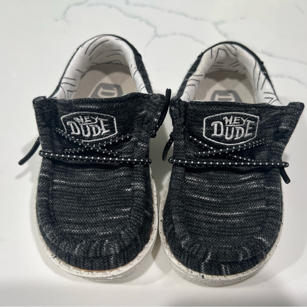 Hey Dude Kids Black Shoes